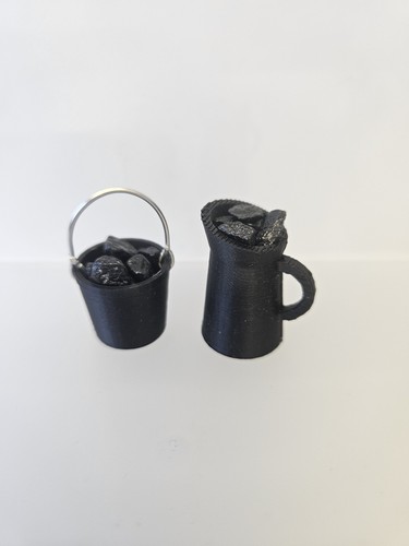 Dolls house miniatures coal - dolls,
