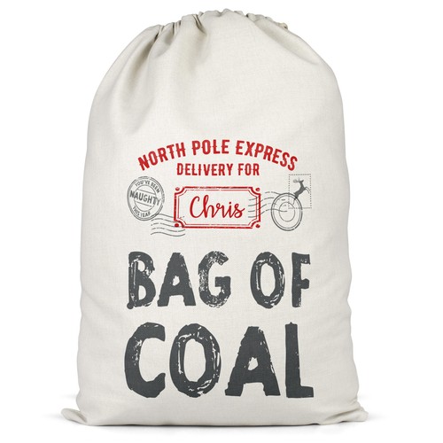 Funny bag coal christmas - of,